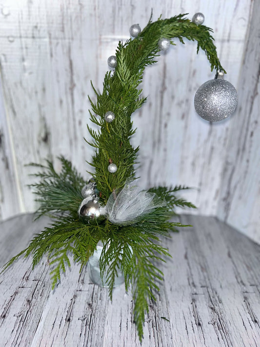 SILVER BELLS GRINCH TREE